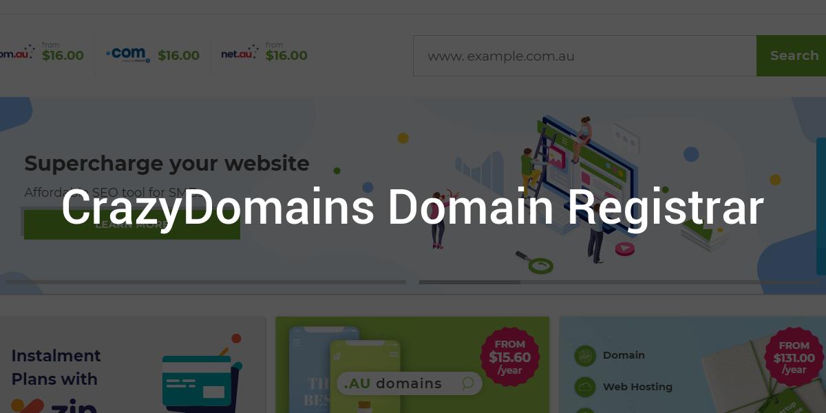 What is CrazyDomains Domain Registrar? CrazyDomains Reviews