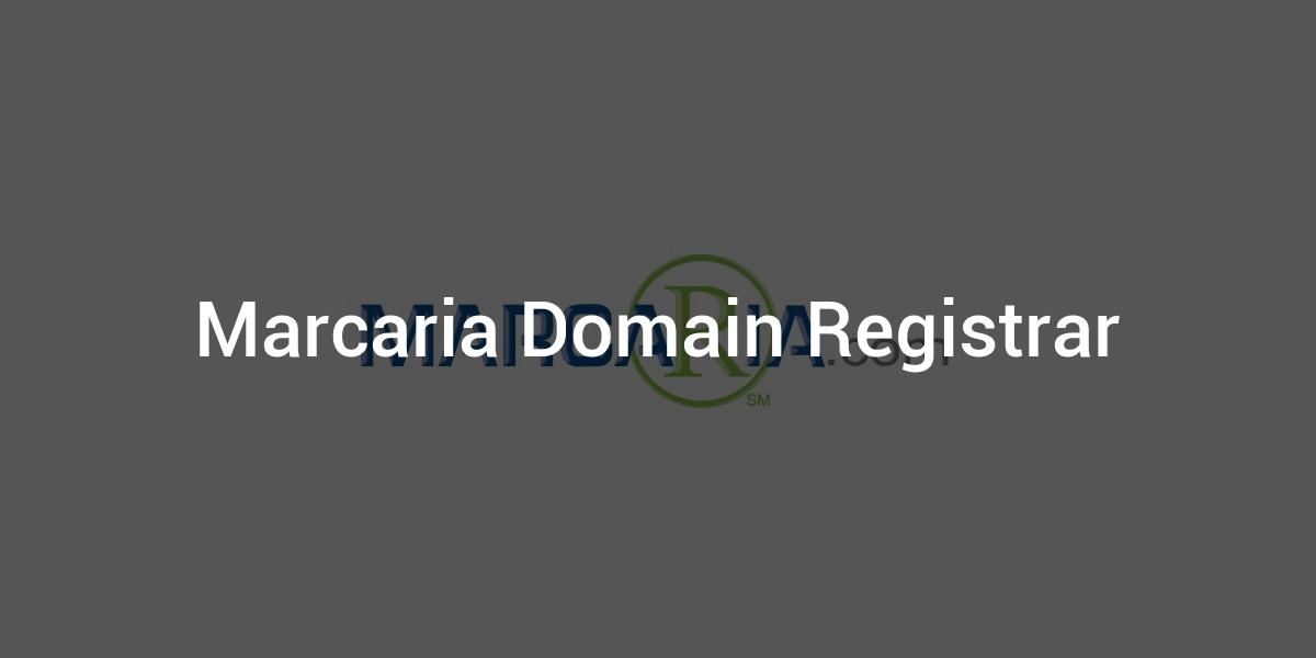 What is Marcaria Domain Registrar? Marcaria Reviews